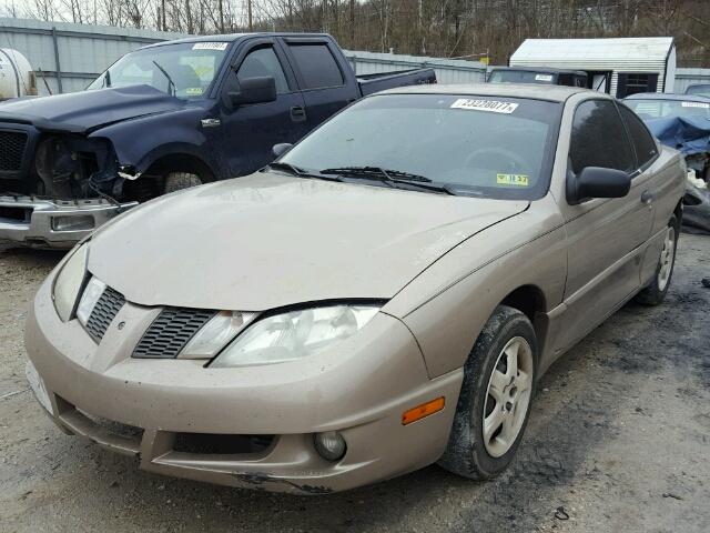 1G2JB12F747317992 - 2004 PONTIAC SUNFIRE TAN photo 2