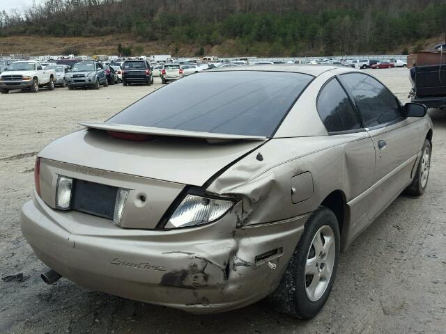 1G2JB12F747317992 - 2004 PONTIAC SUNFIRE TAN photo 4