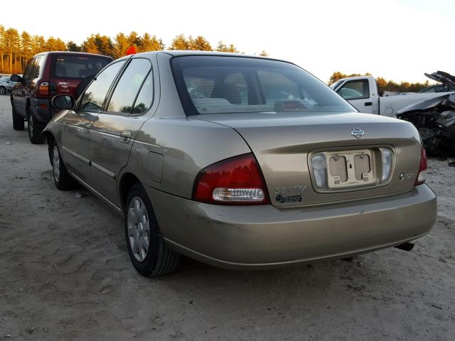 3N1CB51D5YL334547 - 2000 NISSAN SENTRA BAS BEIGE photo 3