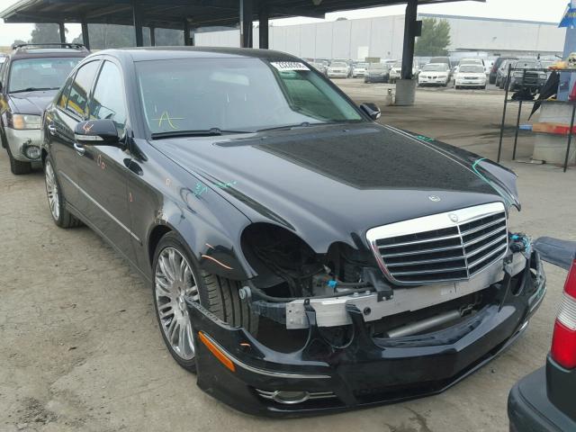 WDBUF56XX7B099280 - 2007 MERCEDES-BENZ E 350 BLACK photo 1