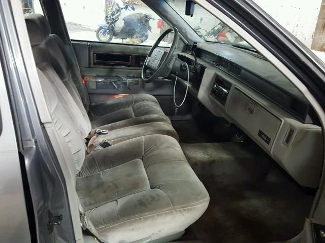 1G6CD53B8P4236218 - 1993 CADILLAC DEVILLE GRAY photo 5