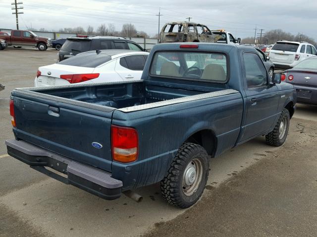 1FTCR10A9VPB51810 - 1997 FORD RANGER GREEN photo 4