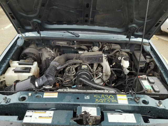 1FTCR10A9VPB51810 - 1997 FORD RANGER GREEN photo 7