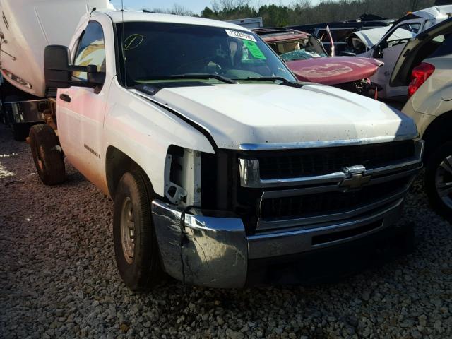 1GBHC24K77E570628 - 2007 CHEVROLET SILVERADO WHITE photo 1