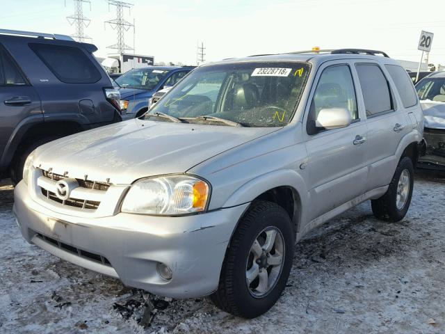 4F2YZ02Z45KM50959 - 2005 MAZDA TRIBUTE I SILVER photo 2