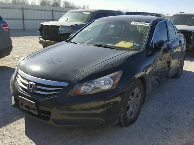 1HGCP2F62CA113755 - 2012 HONDA ACCORD SE BLACK photo 2