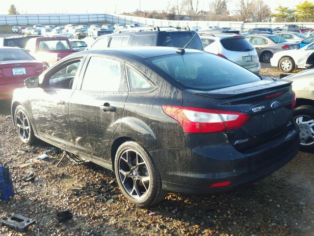 1FADP3F29DL115830 - 2013 FORD FOCUS SE BLACK photo 3