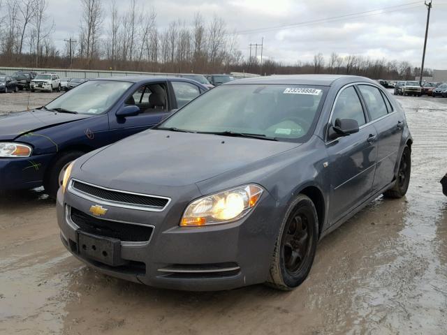 1G1ZG57B184270147 - 2008 CHEVROLET MALIBU LS BLUE photo 2
