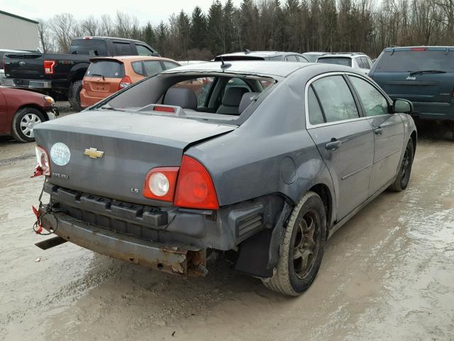 1G1ZG57B184270147 - 2008 CHEVROLET MALIBU LS BLUE photo 4