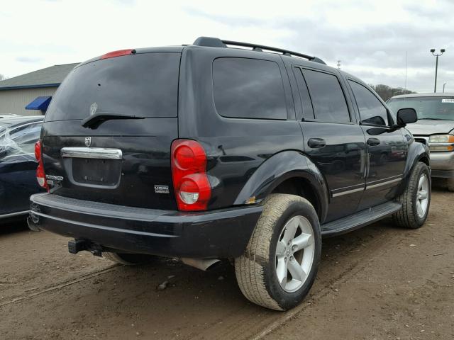 1D4HB58D14F128660 - 2004 DODGE DURANGO LI BLACK photo 4