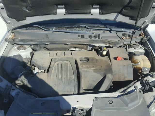 1G1AK58F187180279 - 2008 CHEVROLET COBALT LS GRAY photo 7