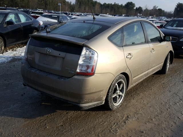 JTDKB20U883415207 - 2008 TOYOTA PRIUS TAN photo 4