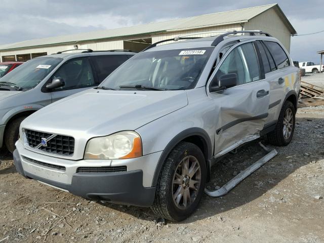 YV1CZ91H641123260 - 2004 VOLVO XC90 T6 SILVER photo 2