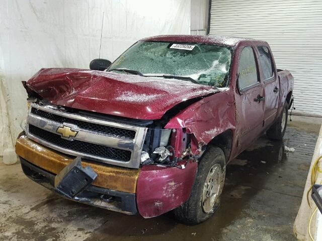 2GCEK13C971610229 - 2007 CHEVROLET SILVERADO RED photo 2