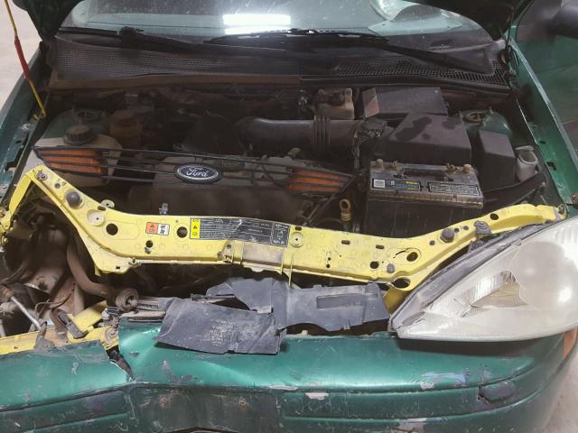 1FAFP33P72W156753 - 2002 FORD FOCUS LX GREEN photo 7