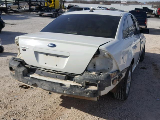 1FAHP23W79G104621 - 2009 FORD TAURUS SE WHITE photo 4