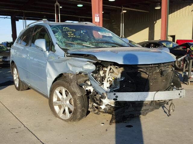 2T2ZK1BA7AC026367 - 2010 LEXUS RX 350 BLUE photo 1