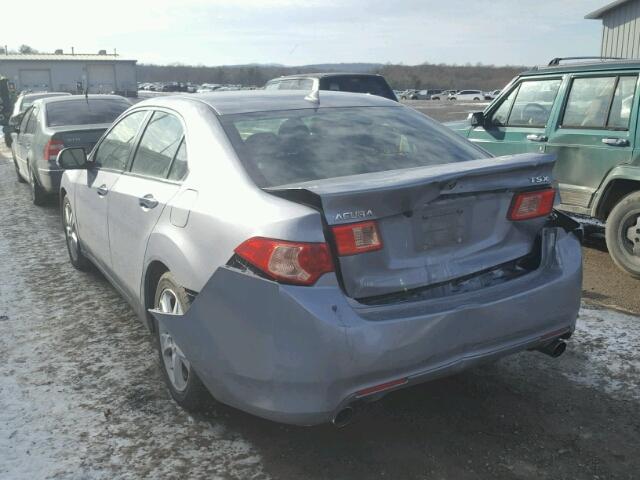 JH4CU2F60BC013131 - 2011 ACURA TSX SILVER photo 3