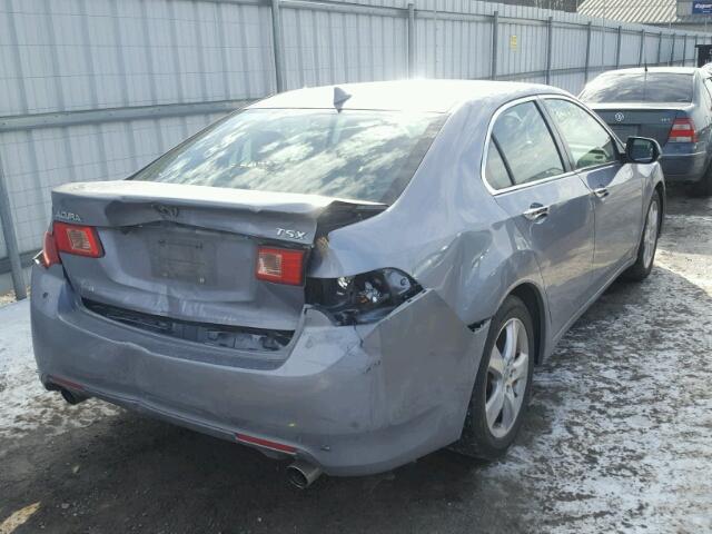 JH4CU2F60BC013131 - 2011 ACURA TSX SILVER photo 4