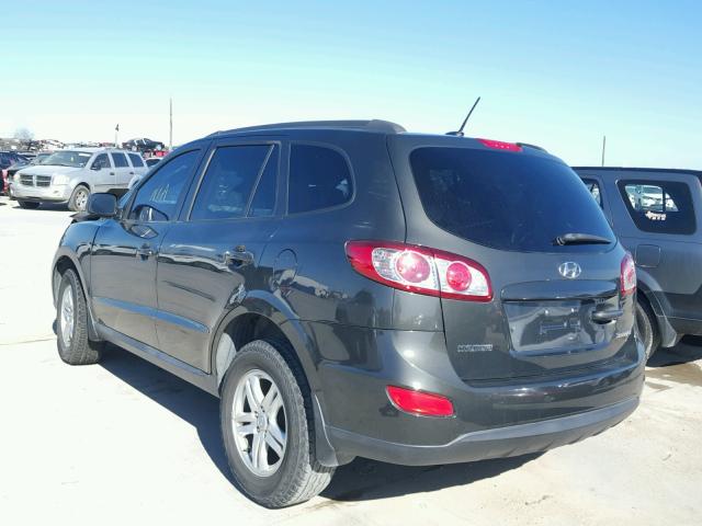 5NMSG3ABXAH390287 - 2010 HYUNDAI SANTA FE G CHARCOAL photo 3