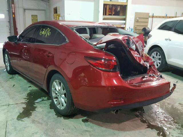 JM1GJ1U63F1176091 - 2015 MAZDA 6 SPORT RED photo 3