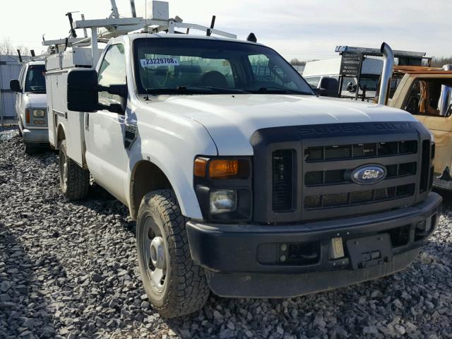 1FDWF31578EE39260 - 2008 FORD F350 SRW S WHITE photo 1