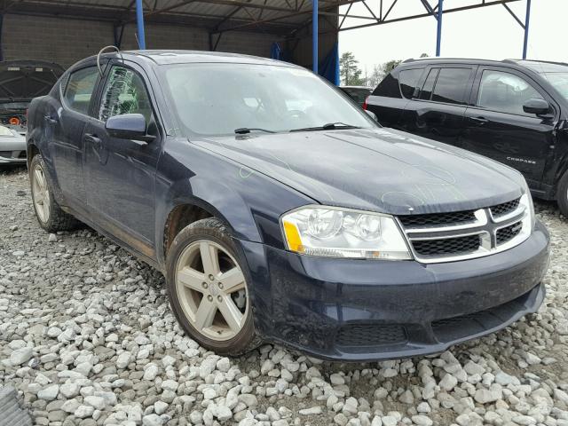 1B3BD1FBXBN556741 - 2011 DODGE AVENGER MA BLUE photo 1