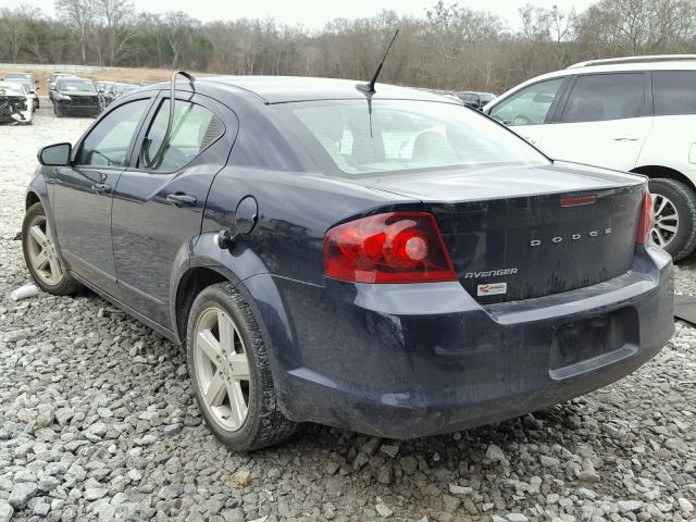 1B3BD1FBXBN556741 - 2011 DODGE AVENGER MA BLUE photo 3