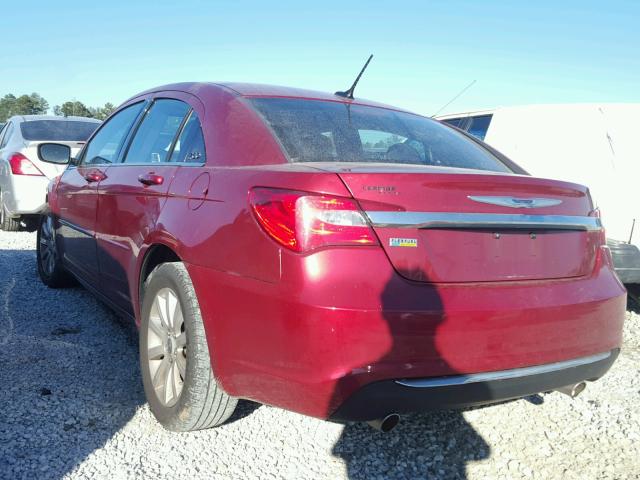 1C3CCBBG6EN235673 - 2014 CHRYSLER 200 TOURIN RED photo 3