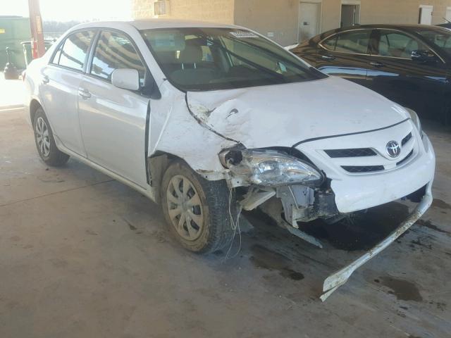 2T1BU4EE2BC653110 - 2011 TOYOTA COROLLA BA WHITE photo 1