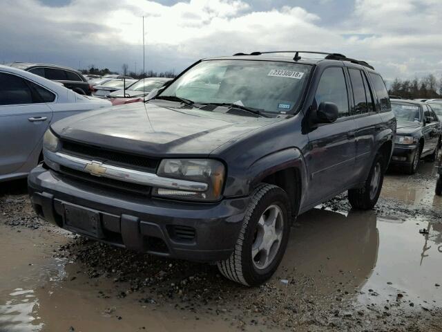 1GNDS13S872213363 - 2007 CHEVROLET TRAILBLAZE CHARCOAL photo 2