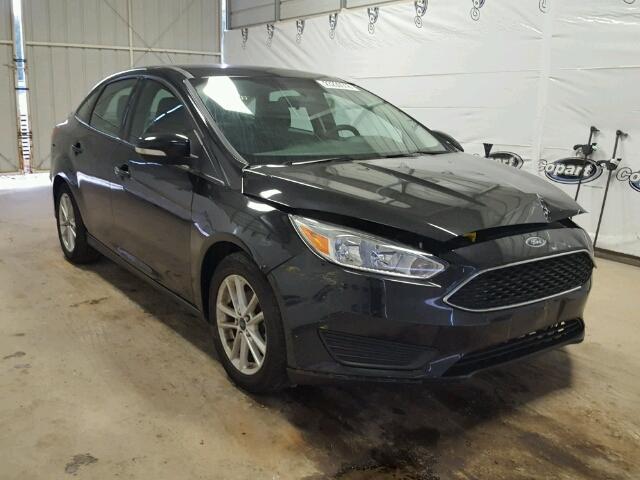 1FADP3F27FL206212 - 2015 FORD FOCUS SE BLACK photo 1