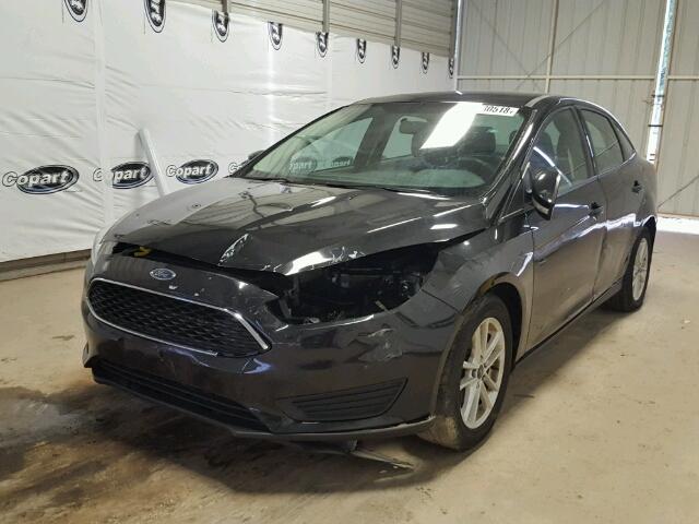 1FADP3F27FL206212 - 2015 FORD FOCUS SE BLACK photo 2