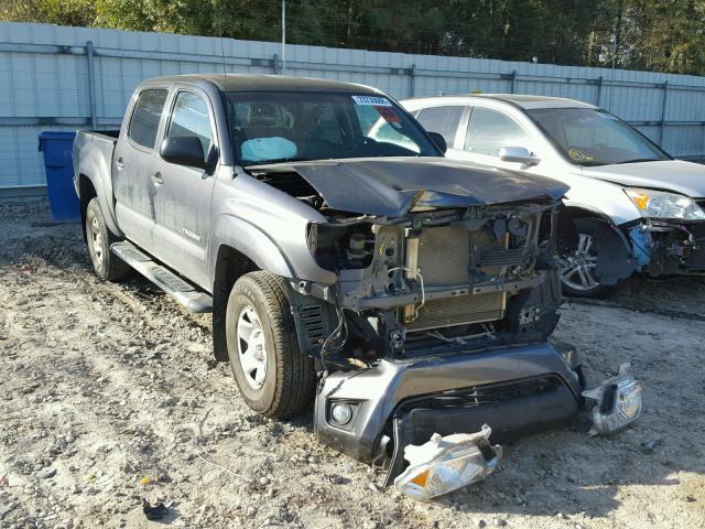 5TFLU4EN0DX083665 - 2013 TOYOTA TACOMA DOU CHARCOAL photo 1