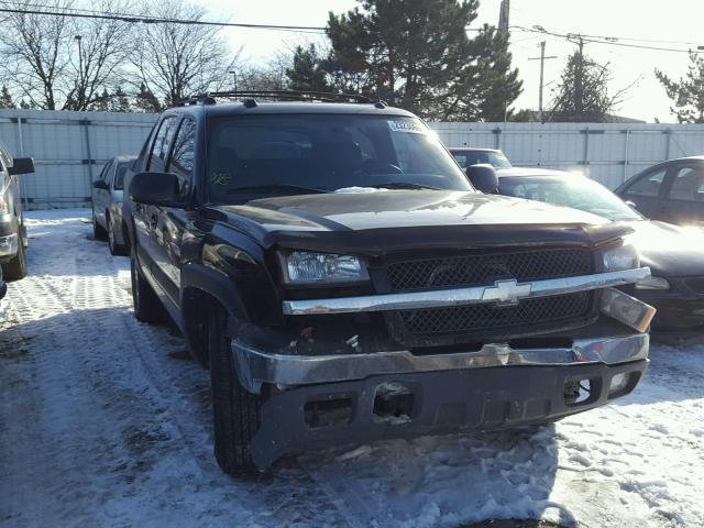 3GNEK12T74G284684 - 2004 CHEVROLET AVALANCHE BLACK photo 1