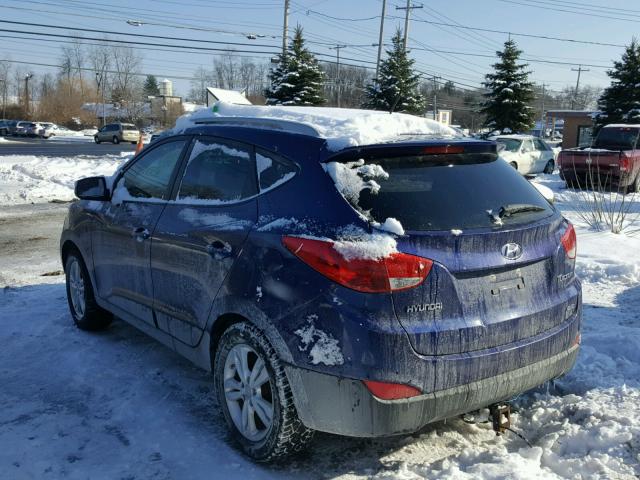 KM8JUCACXDU621243 - 2013 HYUNDAI TUCSON GLS BLUE photo 3