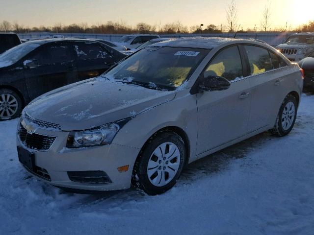 1G1PC5SH8C7159309 - 2012 CHEVROLET CRUZE LS BEIGE photo 2