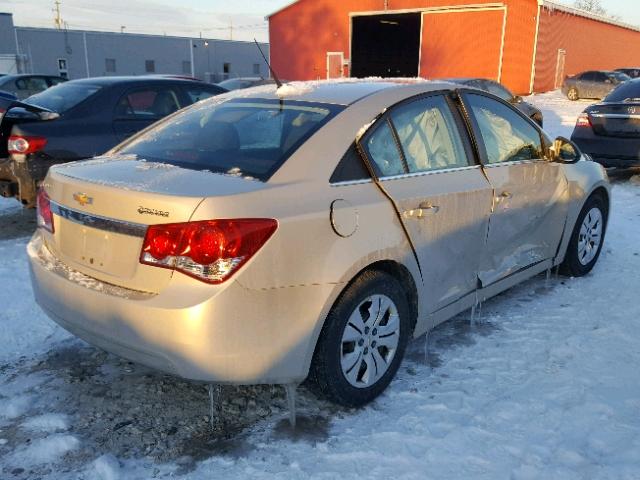 1G1PC5SH8C7159309 - 2012 CHEVROLET CRUZE LS BEIGE photo 4