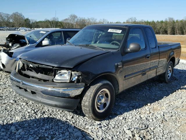 1FTRX17WXXNB96979 - 1999 FORD F150 BLACK photo 2