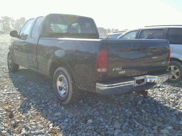 1FTRX17WXXNB96979 - 1999 FORD F150 BLACK photo 3