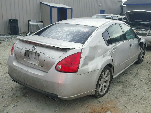 1N4BA41E78C809941 - 2008 NISSAN MAXIMA SILVER photo 4