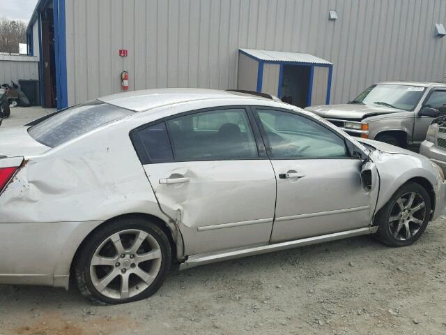 1N4BA41E78C809941 - 2008 NISSAN MAXIMA SILVER photo 9