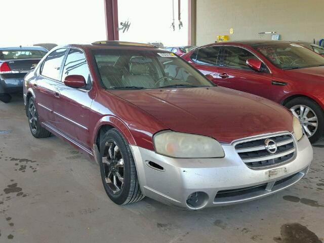 JN1DA31A63T438891 - 2003 NISSAN MAXIMA GLE MAROON photo 1