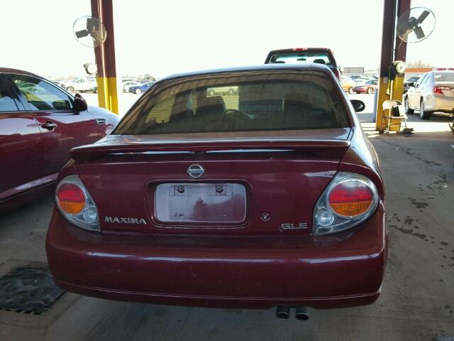 JN1DA31A63T438891 - 2003 NISSAN MAXIMA GLE MAROON photo 10