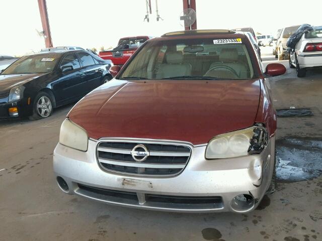 JN1DA31A63T438891 - 2003 NISSAN MAXIMA GLE MAROON photo 9