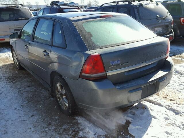 1G1ZT648X5F158988 - 2005 CHEVROLET MALIBU MAX 灰色 照片 3