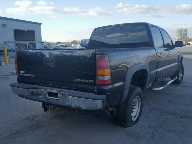 1GCGC13U11F164043 - 2001 CHEVROLET SILVERADO BLACK photo 4