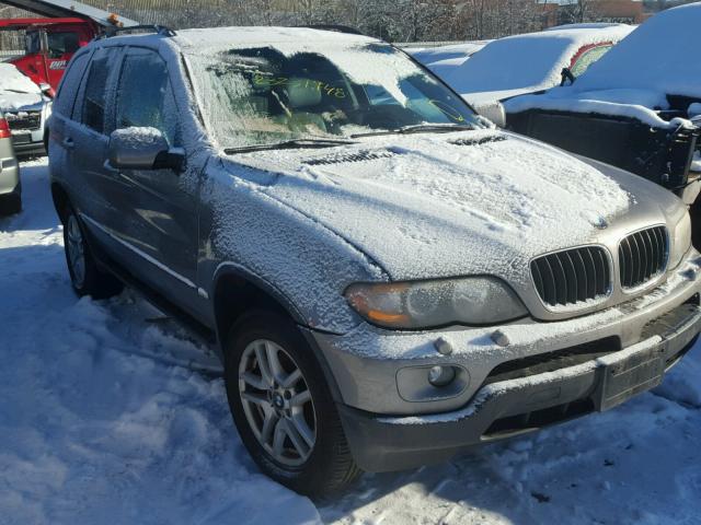 5UXFA13575LY05745 - 2005 BMW X5 3.0I GRAY photo 1