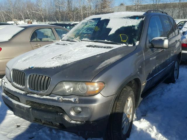 5UXFA13575LY05745 - 2005 BMW X5 3.0I GRAY photo 2