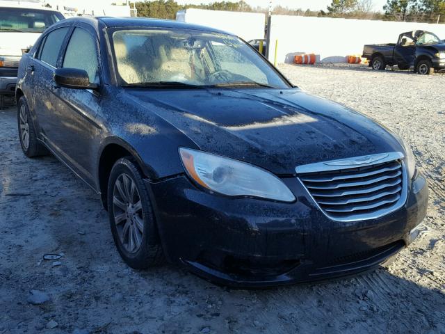 1C3CCBBB7CN142663 - 2012 CHRYSLER 200 TOURIN BLACK photo 1